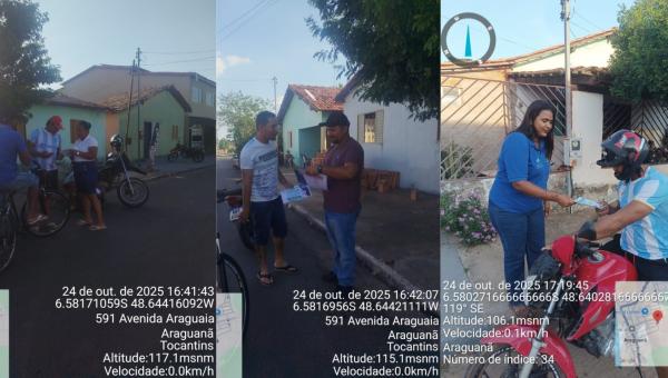 Prefeitura realiza blitz educativa para a conscientização ambiental