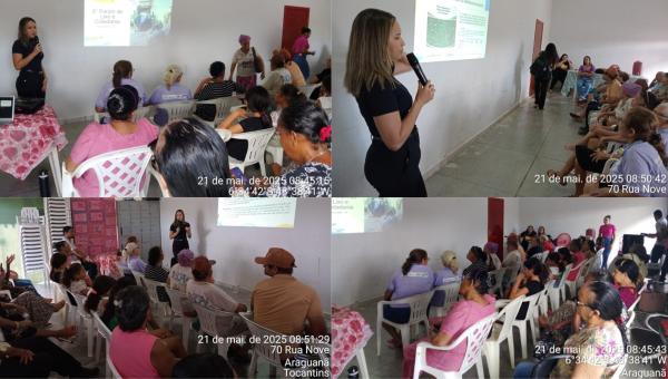 Prefeitura de Araguanã realiza palestra sobre gestão de resíduos sólidos no CRAS