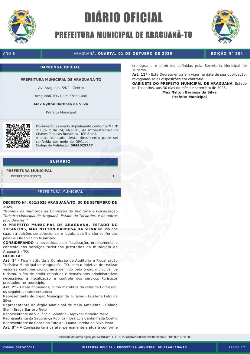 Capa da edição