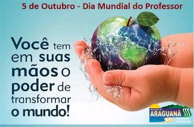 O Dia Mundial do Professor celebra-se anualmente no dia 5 de outubro.